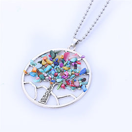 Tree Of Life Quartz Pendant