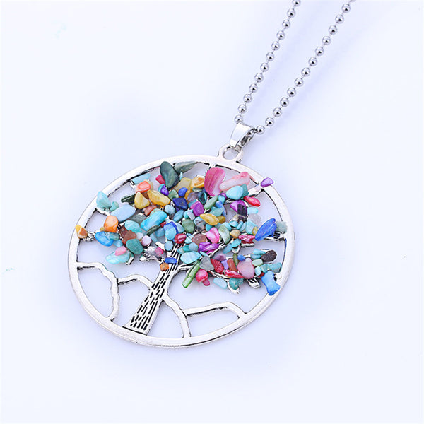 Tree Of Life Quartz Pendant