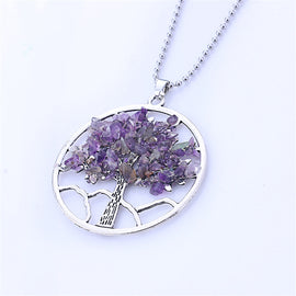 Tree Of Life Quartz Pendant