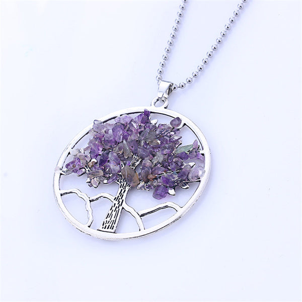 Tree Of Life Quartz Pendant